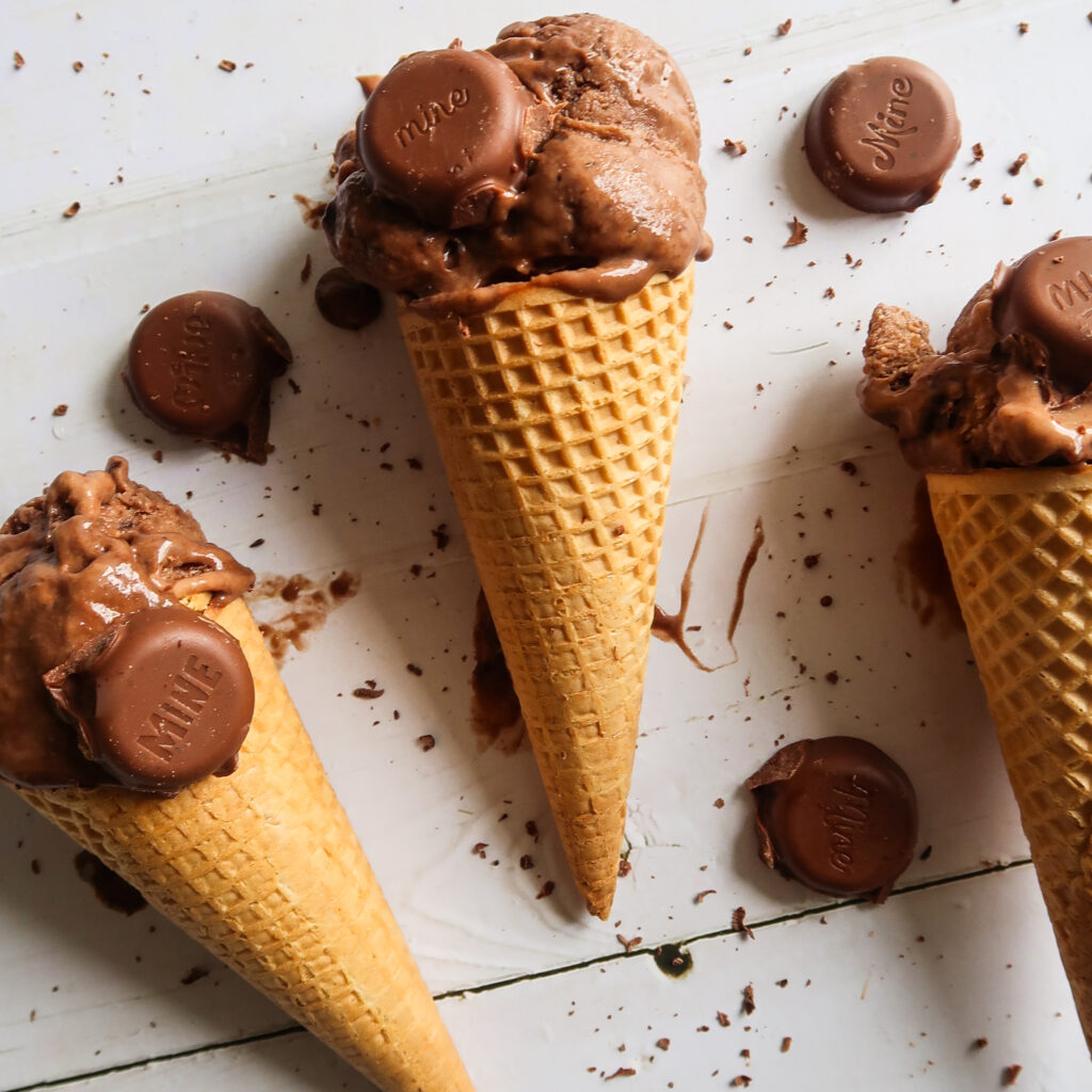 zoute caramel ijs